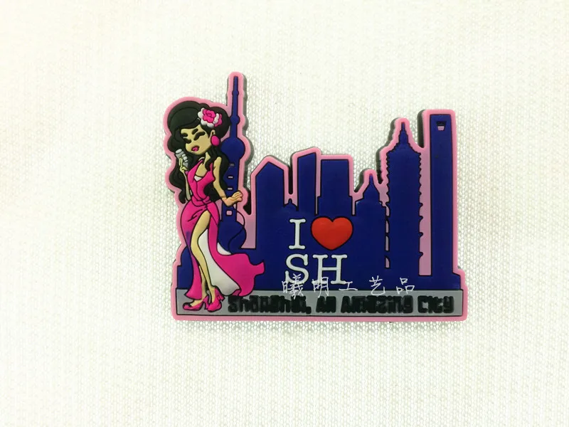 Китайские сувенирные магниты для холодильника в Шанхае жемчужная ТВ-башня