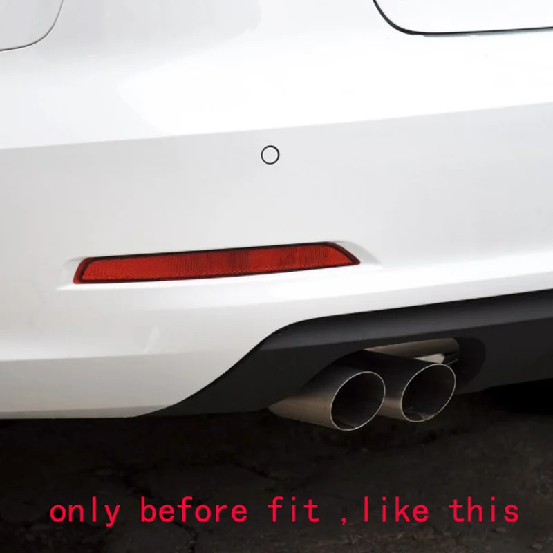 Для audi a3 8v sedan Sportback глушитель из нержавеющей стали глушитель трубы автомобильные аксессуары