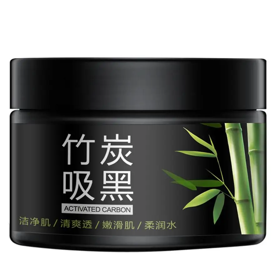 Новейший! Очищающая осветляющая кожу черная грязевая маска для лица удаление