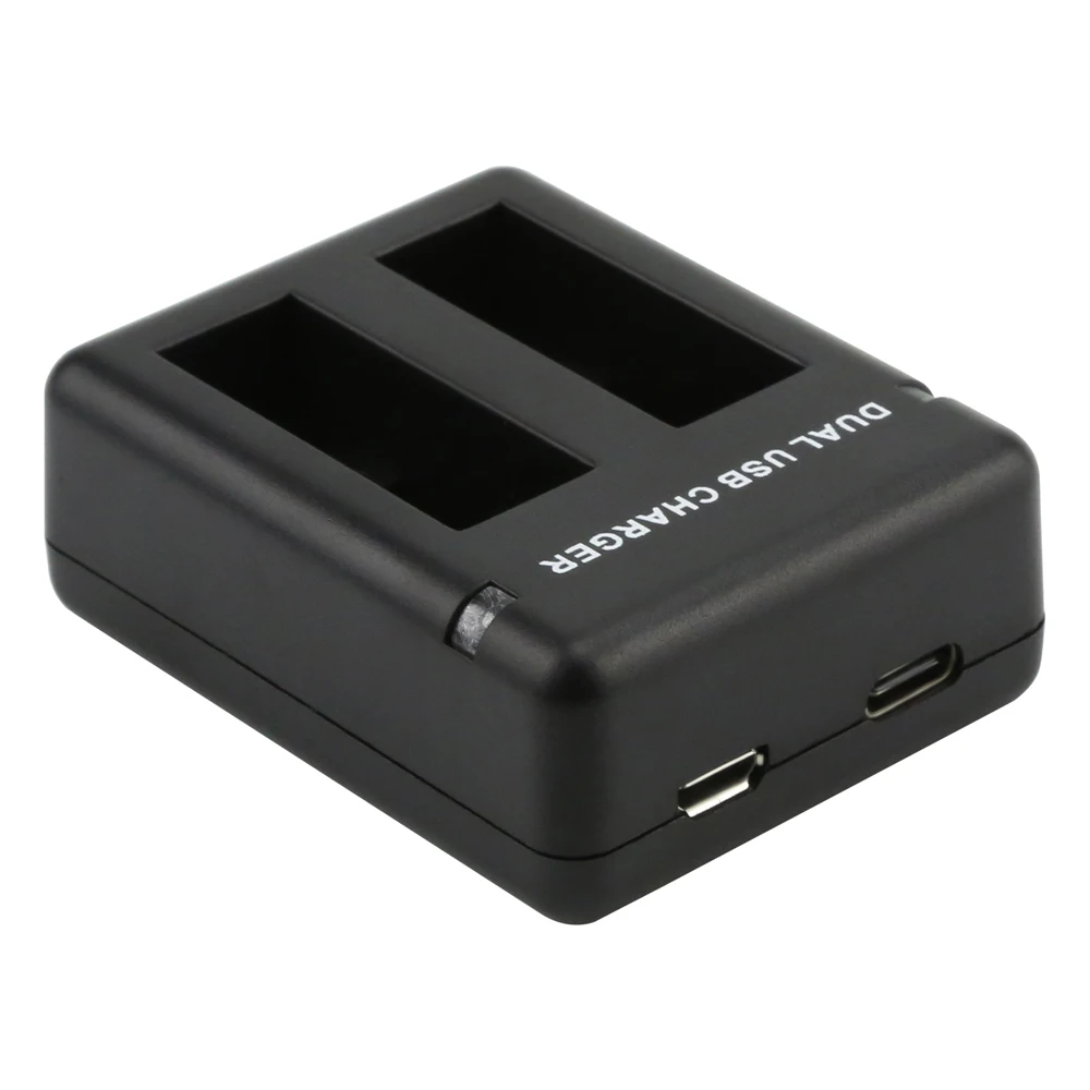 Зарядное устройство SHOOT с двумя/тремя разъемами для GoPro Hero 8 7 6 5 черная камера usb