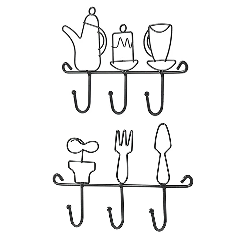 Металлическая железная стойка для хранения кухонная настенная декоративная