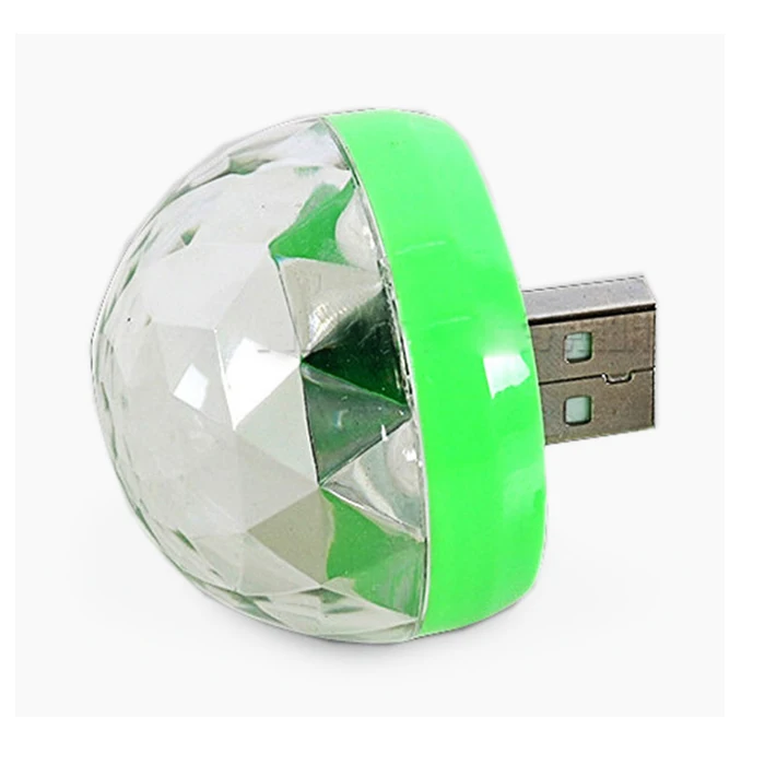 Автомобильная атмосферная лампа USB RGB светодиодный музыкальный сценический шоу