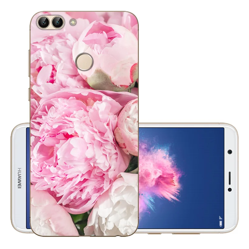 QSM CROWNPRO для huawei P умный чехол, Мягкий ТПУ силиконовый чехол, P умный чехол, чехол для телефона для Coque huawei P Smart Capa Enjoy 7S - Цвет: QSM