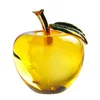 Yellow H& D 55 мм глянцевый кристалл яблоко пресс-папье на подарки искусство для хрустальных ремесел домашнее свадебное украшение - Цвет: Yellow