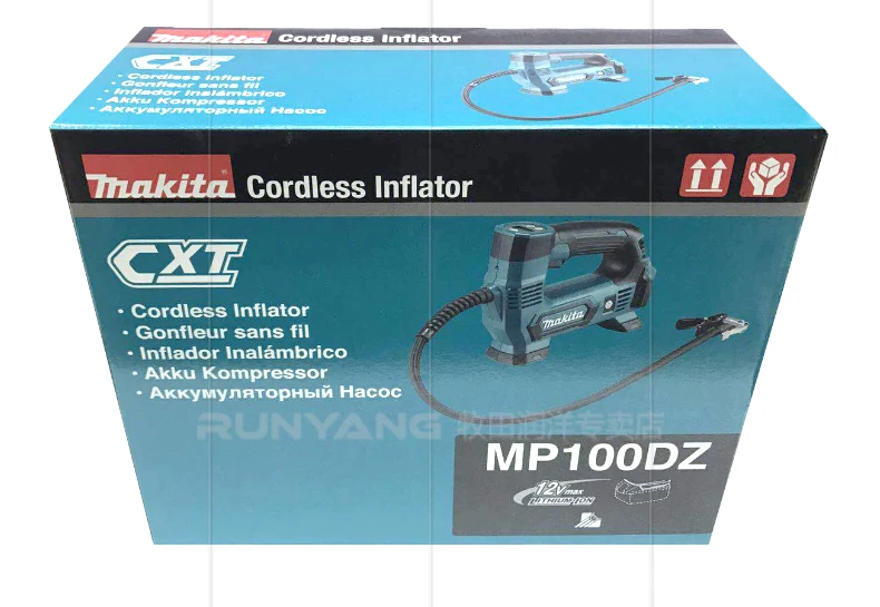 Makita MP100DZ зарядное устройство 12 в беспроводной автомобильный пневматический насос бортовой Воздушный Насос Ножной Баскетбол