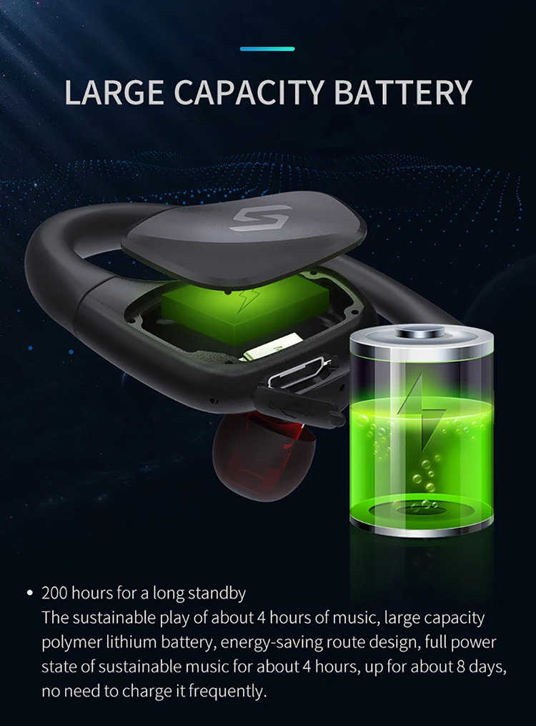 OKSJ J11 ушные крючки, беспроводные наушники, Bluetooth наушники, Спортивная гарнитура для телефона, Шейная повязка, Ecouteur Auriculares, bluetooth-гарнитура
