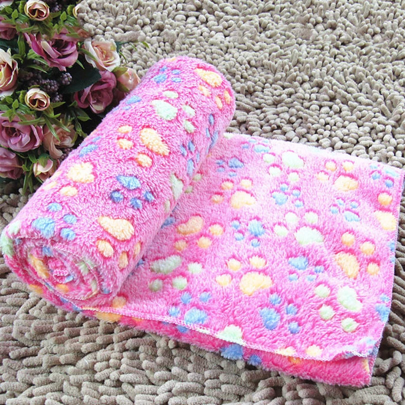 Одеяло для собак зимнее теплое складное одеяло питомцев Коралловое флисовое