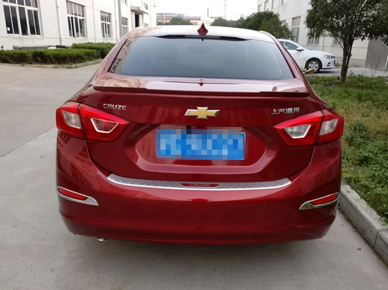 Для 2017 спойлер Cruze ABS материал автомобильное заднее крыло Некрашеный цвет задний