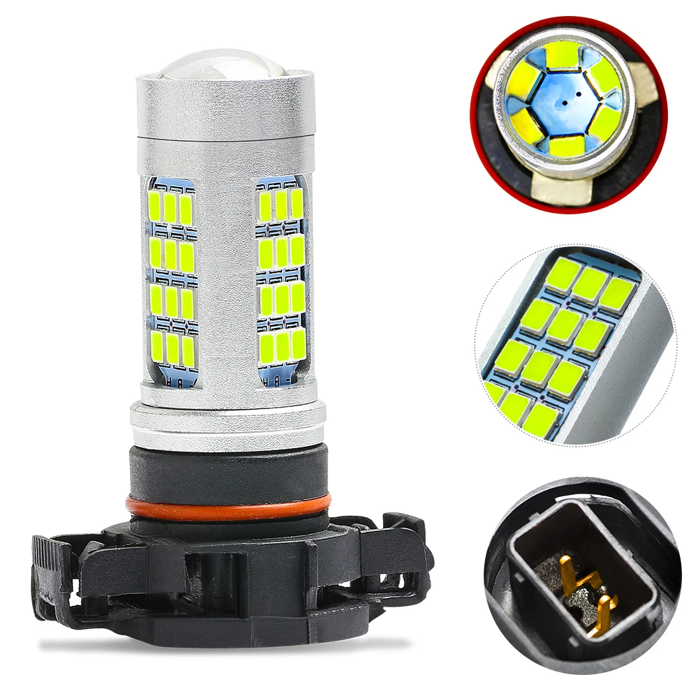 Keyecu 2 шт. супер яркие H16 светодиодные лампы для противотуманных фар высокой