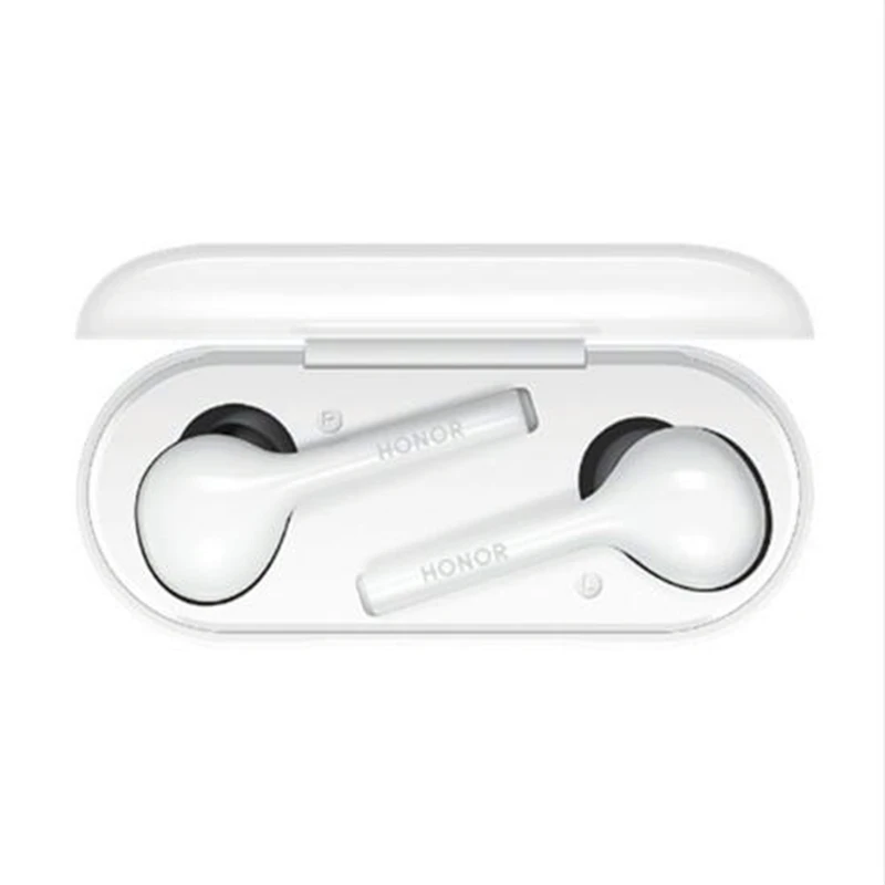 HUAWEI Honor FlyPods huawei Honor Flypods Lite 5,0, Bluetooth, беспроводные наушники, шумоподавление, водонепроницаемые, IP54, управление нажатием, Беспроводная зарядка - Цвет: HUAWEI Honor FlyPods