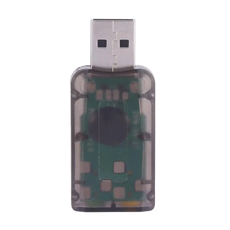 USB 2 0 Звуковая карта Виртуальный 5 1 канальный 3D аудио адаптер для настольного
