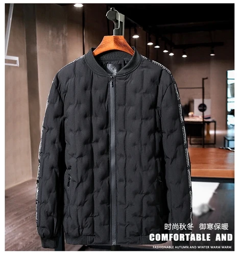 Зимняя мужская куртка размера плюс, пальто 6xl 7xl 8xl 9xl, мужская повседневная куртка, Мужская одежда, Casaco Masculino - Цвет: Черный