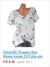 SAGACE, женская блузка, женская, 5xl,, летняя, короткий рукав, свободная, на пуговицах, с принтом, шифон, топ, блузка, рубашка, Повседневная блузка, Новая мода