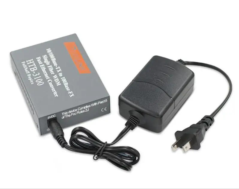 HTB-3100AB Медиа Волоконно-Оптический Преобразователь Волокна Трансивер 25 км SC 10/100 М