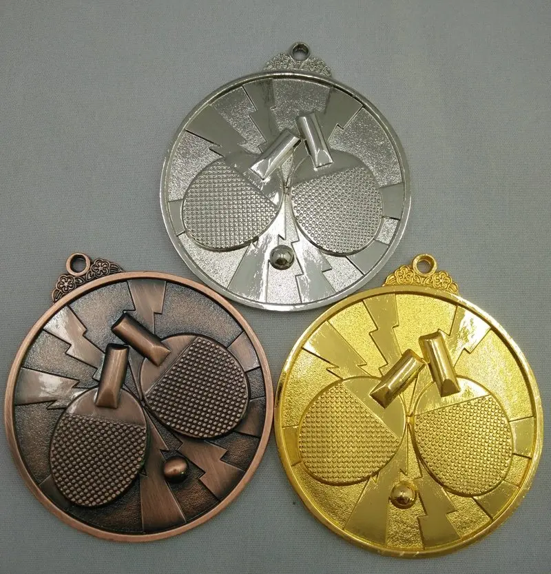 Золотая медаль для настольного тенниса разработки и общения сувениры унисекс