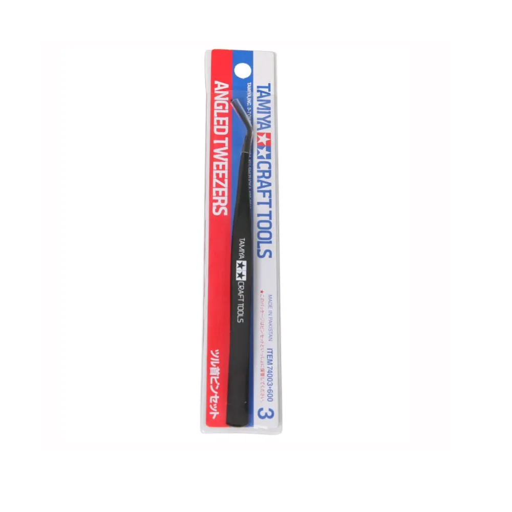 Tamiya 74003 модельные инструменты угловой пинцет для хобби и рукоделия аксессуары