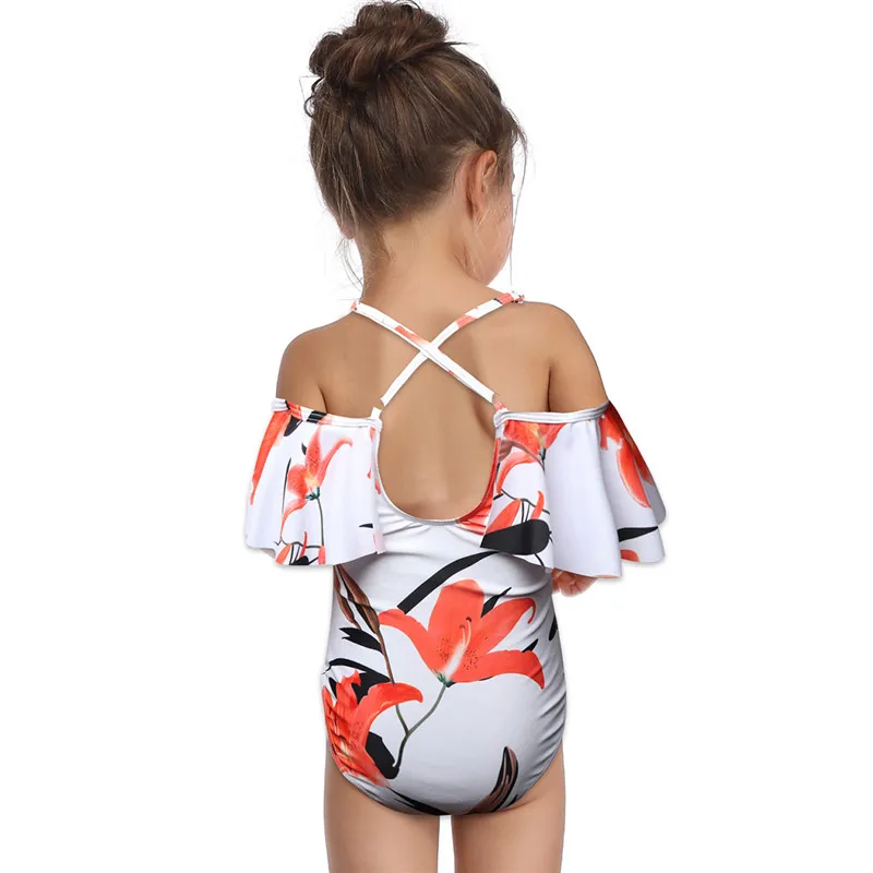 Детские купальники бикини для девочек Цельный купальник малышей детский