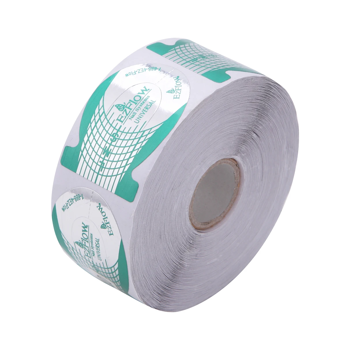 Monja 500 шт./рулон формы для французского дизайна ногтей в форме зеленой ракеты