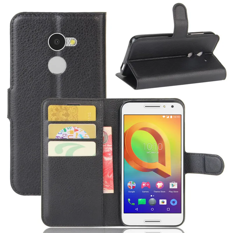 Для Alcatel A3 чехол 5 0 дюйма Роскошный чехол-бумажник для телефона из искусственной