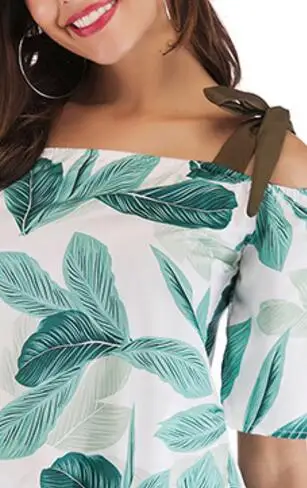 2021 летние женские новое слово воротник с открытыми плечами пляжная шифоновая