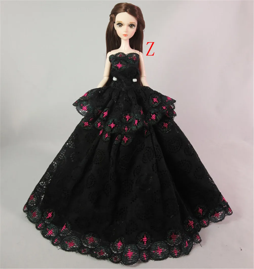 

1Pc Fashion Handmade Clothes Dresses Grows Outfit for doll Dress for Girls Many Colors High Quality