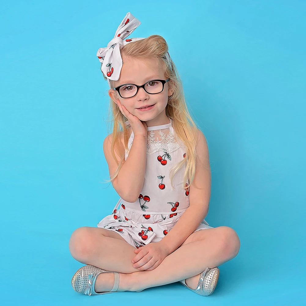 Комбинезон для маленьких девочек комбинезон без рукавов с принтом вишни летний
