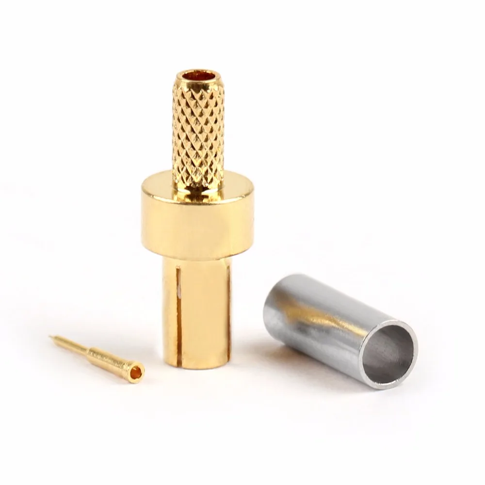Areyourshop TS9 обжимной штекер RG174 RG316 LMR100 кабель с прямым коннектором 10 шт.