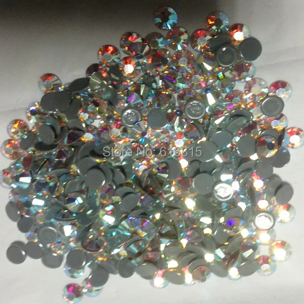 Высококачественные Стразы ss20 с плоской задней поверхностью белые прозрачные AB