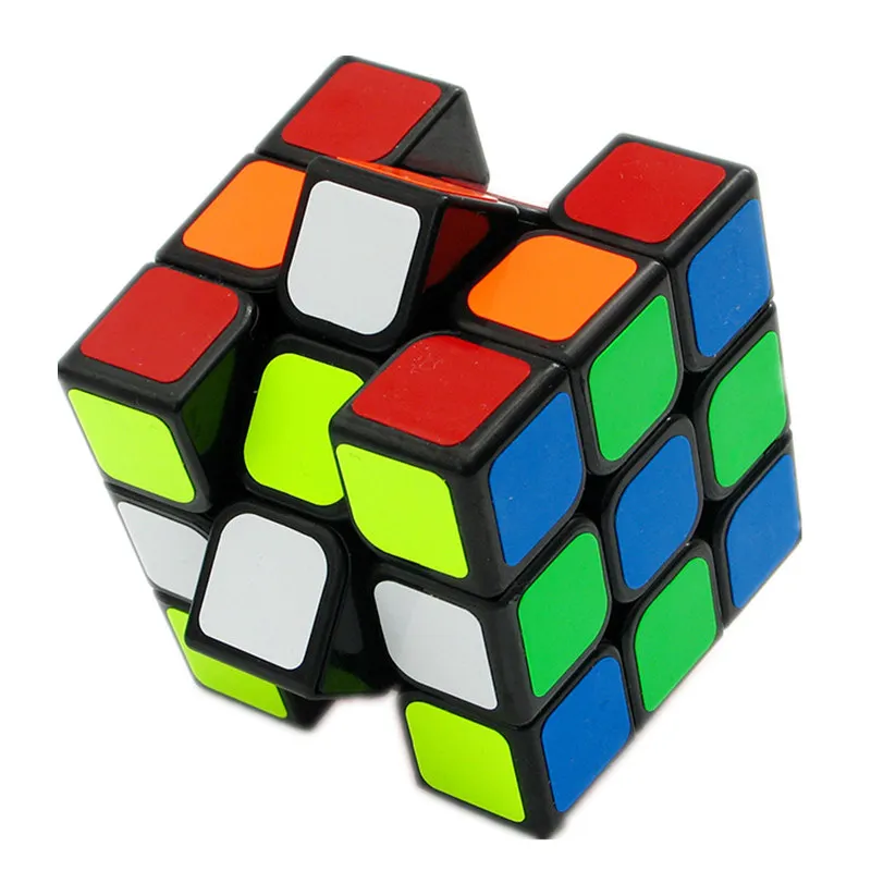 Профессиональный QIYI 3X3X3 куб 5 6 см 3x3 скорость для магического антистресс наклейка