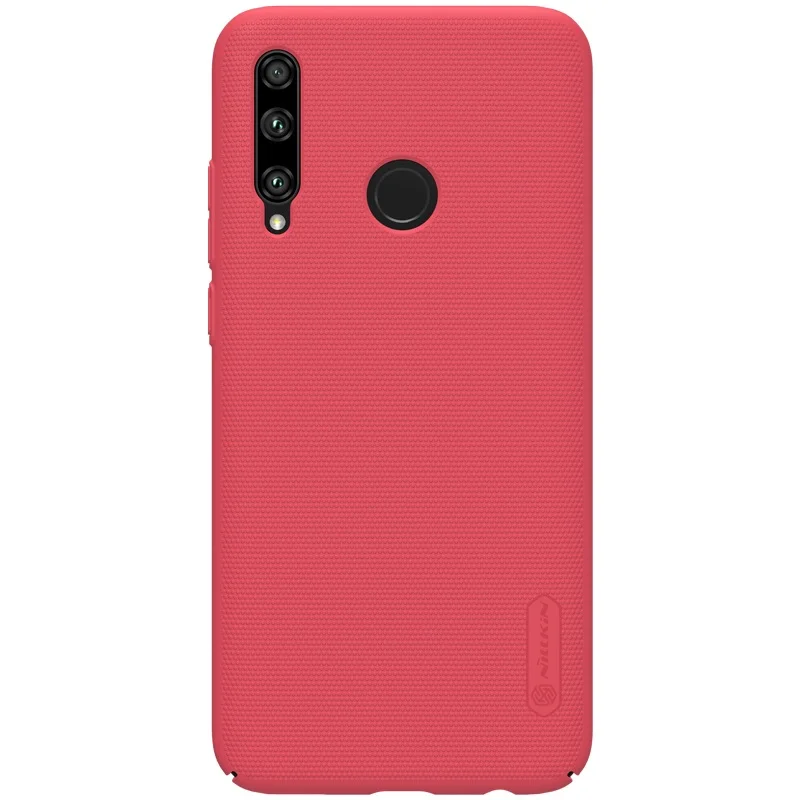 Red Для huawei Honor 20 Lite бампер чехол Nillkin матовый Противоскользящий защитный чехол для Honor 20 Lite матовый жесткий чехол - Цвет: Red