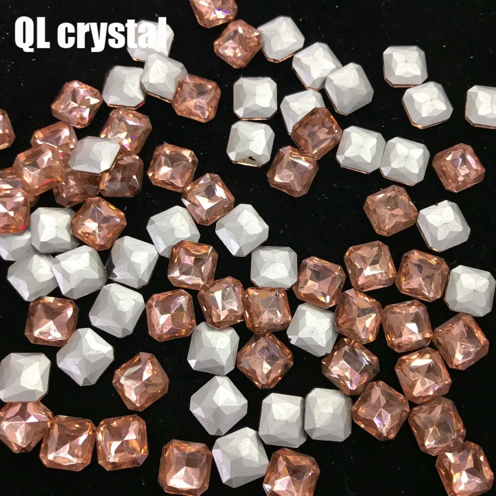 QL кристалл все размеры восьмиугольная квадратная заостренная задняя