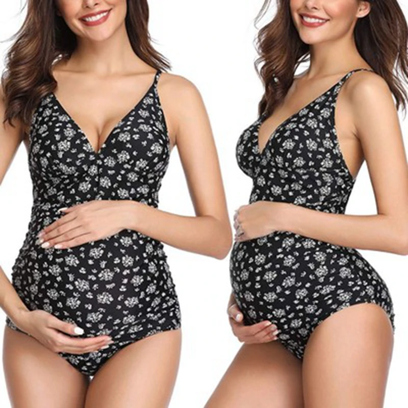 Shujin Torridity Maternity Swimwear Plus Size Women Bikinis Beachwear Pregnant Bathing Suit | Спорт и развлечения