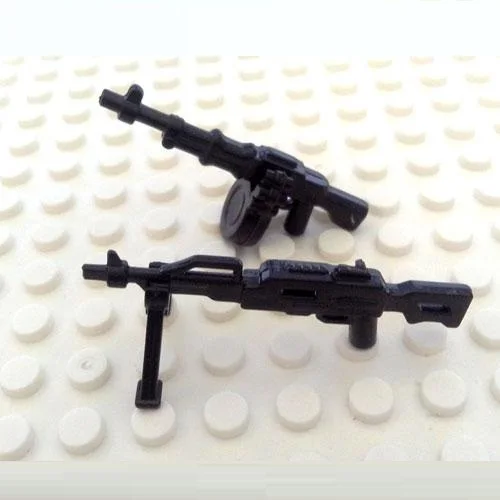 2 шт./компл. RPD пулемёт оригинальные блоки мини игрушки полиция спецназа военное