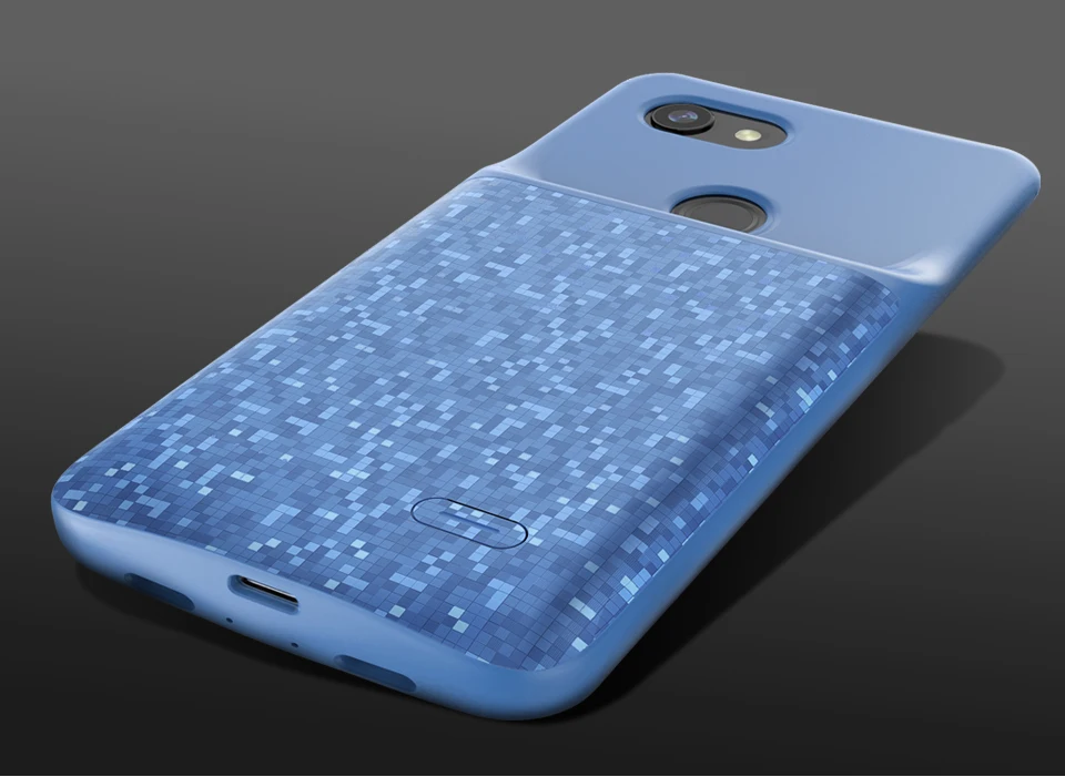Чехол-аккумулятор Newdery для Pixel 3A, 3A XL 4700 mAh power case для Pixel 3A 3A XL мягкий чехол для зарядки из ТПУ Черный