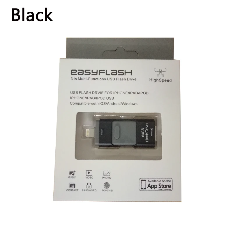 I flash драйвер usb drive HD флешки Lightning данных для iphone iPad Ipod IOS Android USB накопитель ПК/Mac 16