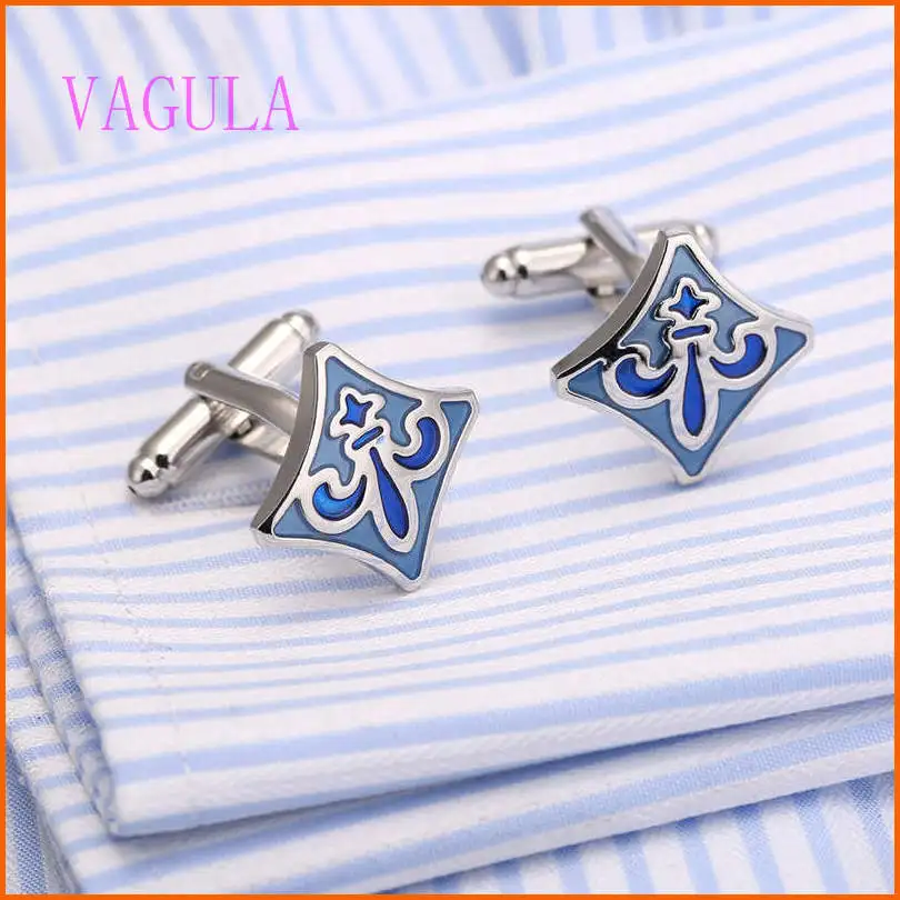 cufflinks 141 Лидер продаж, запонки VAGULA, французская рубашка, 18 моделей, опт, Gemelos, эмаль, роскошные запонки, мужские ювелирные изделия - Окраска металла: cufflinks 141