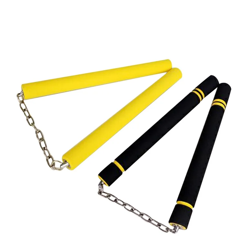 Цепь кунг фу Nunchakus боевые искусства пена для безопасности губка двойная дужка из
