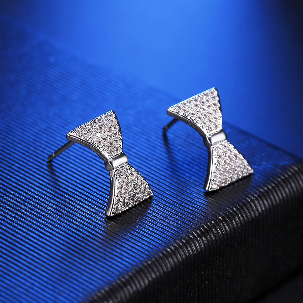 Корейские серьги с кристаллами циркония 2019 женские подарочные гвоздики милым