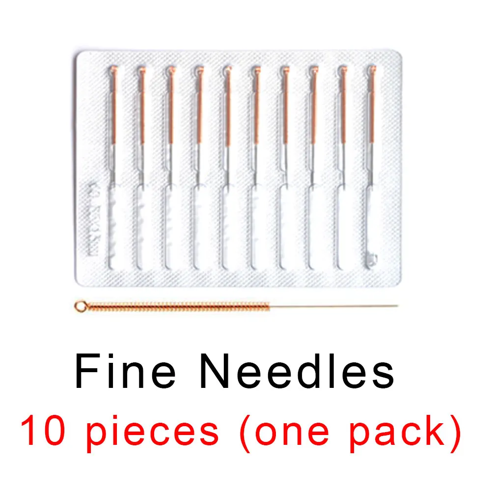 10x Thin Needle Лазерная ручка для удаления моль, сменная тонкая иголка, покрывающая кожу, густые веснушки, темные пятна, выделенные аксессуары - Цвет: 10x Thin Needle