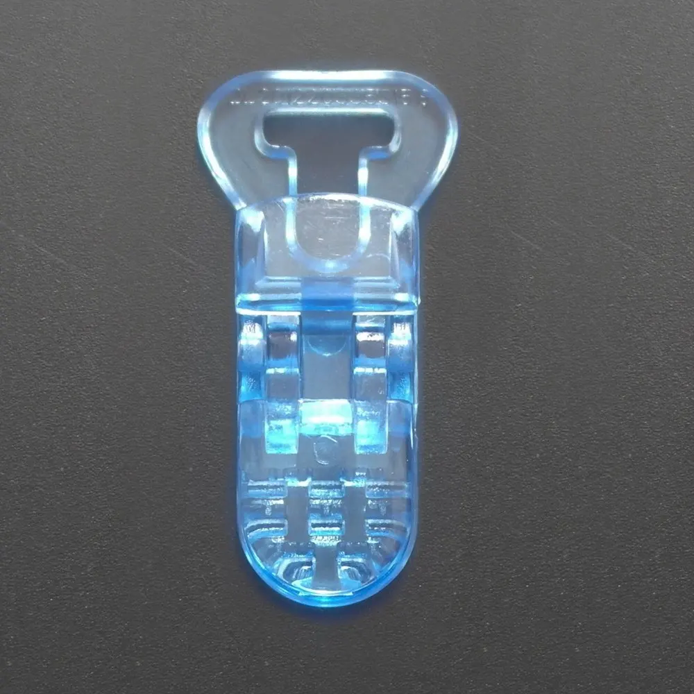 blue Sutoyuen 10 шт. 1,0 см ясная детская пластиковая пустышка Клип T Форма MAM NUK пустышка цепь игрушка адаптер держатель подтяжки зажимы - Цвет: blue