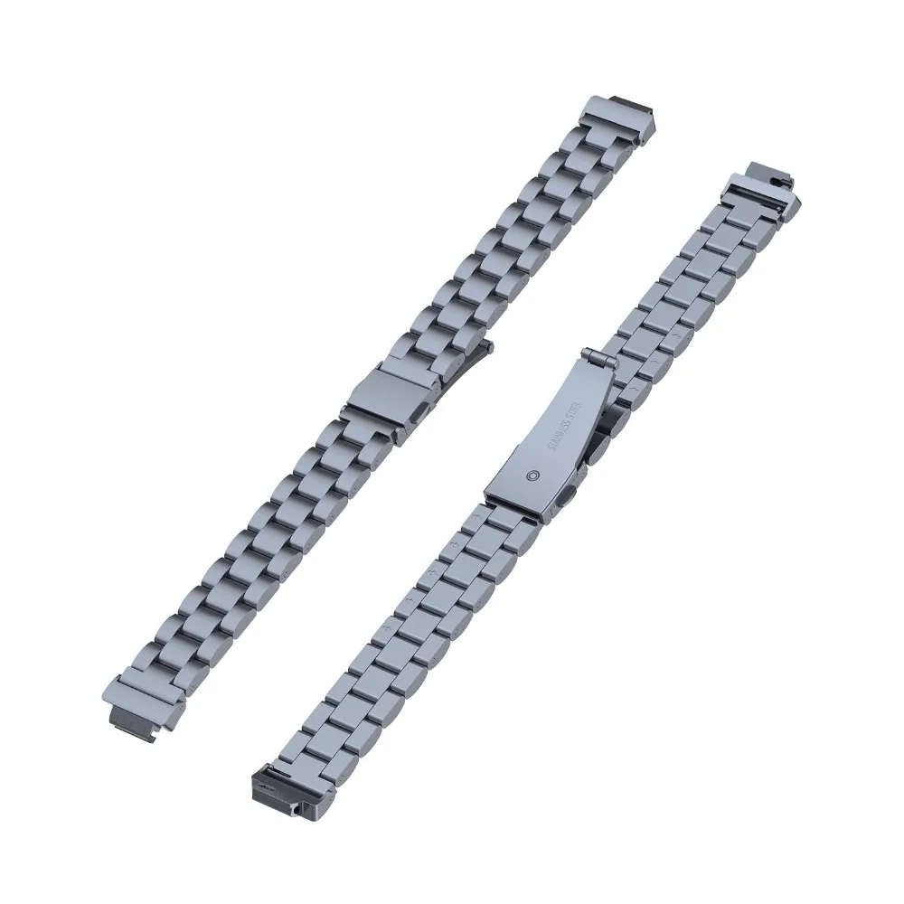 Для Fitbit Inspire / HR/ace2 сменный металлический браслет из нержавеющей стали на запястье