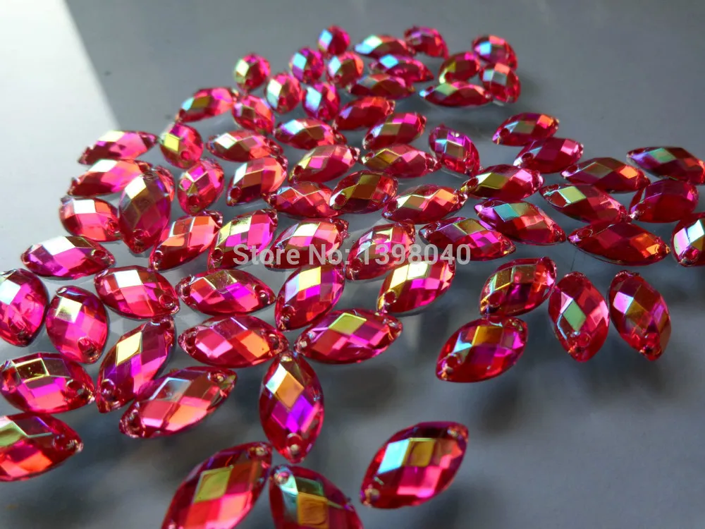 Бесплатная доставка бусины россыпью в форме пупка 6*12 мм розово-красные Пришивные