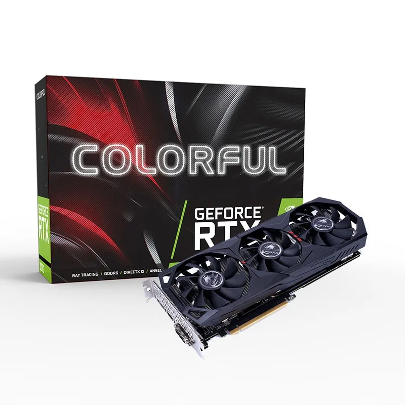 Цветная игровая видеокарта RTX 2060 ES GDDR6 Nvidia GPU 6G 1365 бит 1680 МГц HDMI iGame для ПК