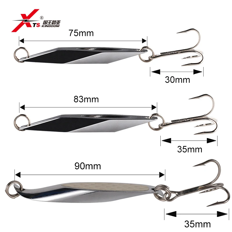 XTS металлическая приманка для рыбалки искусственная погружающаяся с тройным