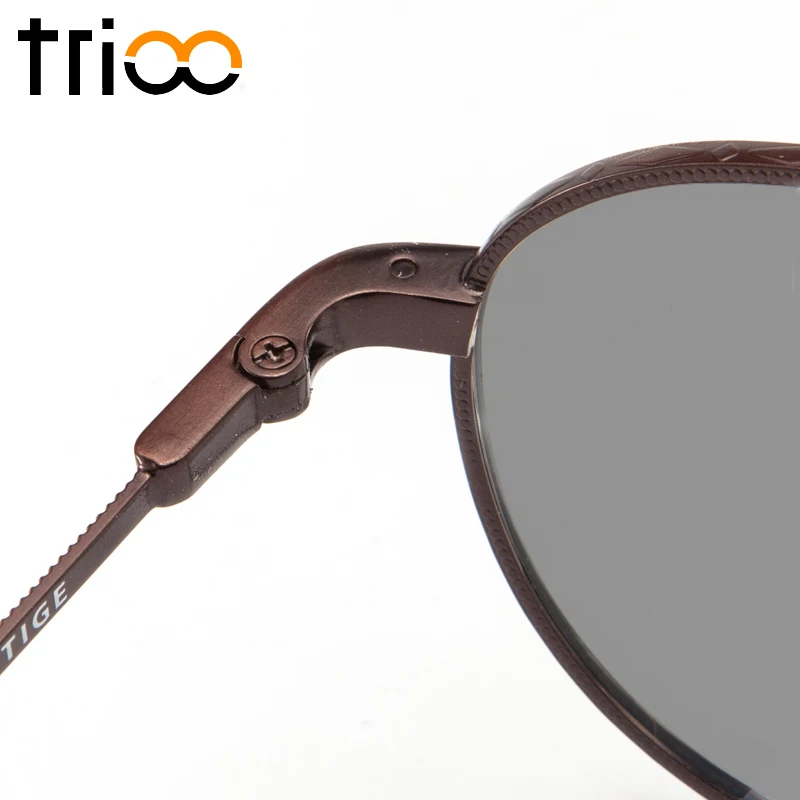 Круглые Солнцезащитные очки TRIOO в ретро стиле для мужчин и женщин винтажные с