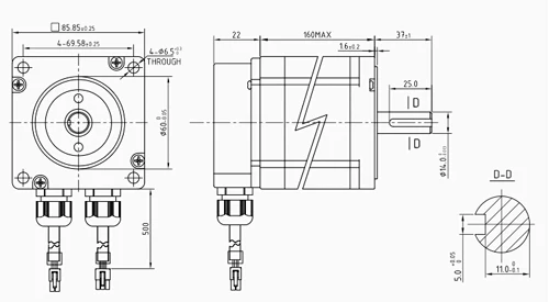 Nema34 12Nm 86 Гибридный servo Мотор LCDA808H+ LC86H2160 фрезерный станок с ЧПУ(Национальная ассоциация владельцев электротехнических; большие размеры 34-цифровой Гибридный замкнутый контур 2-фазный шаговый мотор драйвер переменного тока/постоянного тока