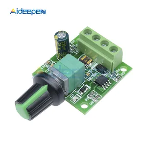 Контроллер скорости электродвигателя низкого напряжения, ШИМ-контроллер скорости, постоянный ток 1,8-15 в, 2 А, 30 Вт, 0-100%, регулируемый модуль привода 3 В, 5 В, 6 в, 12 В