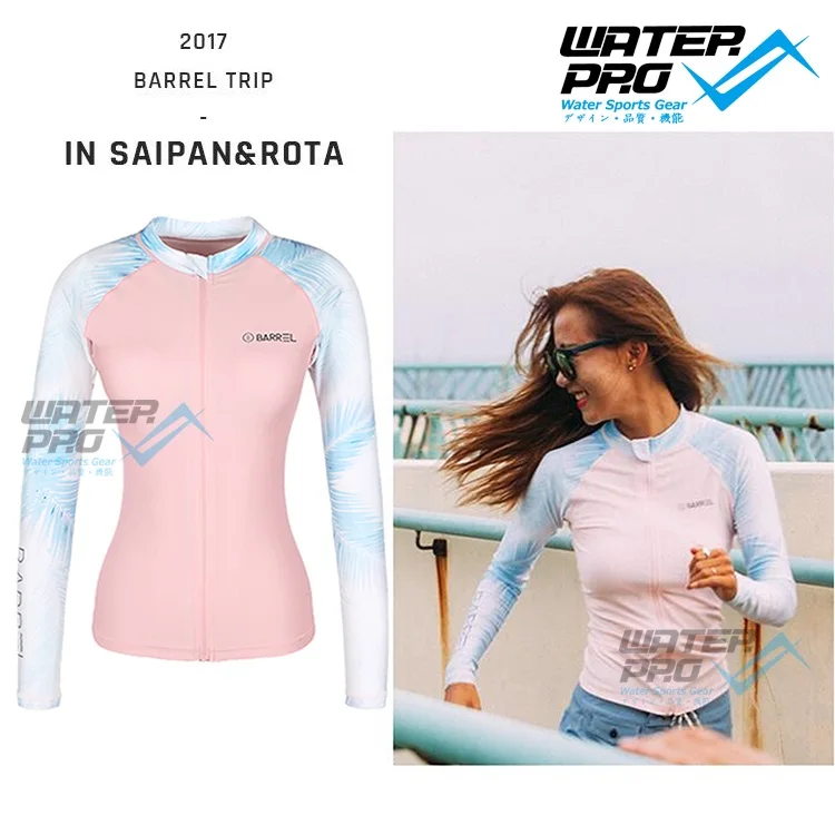 

BARREL Womens Piha All Pattern Zip-Up Rashguard