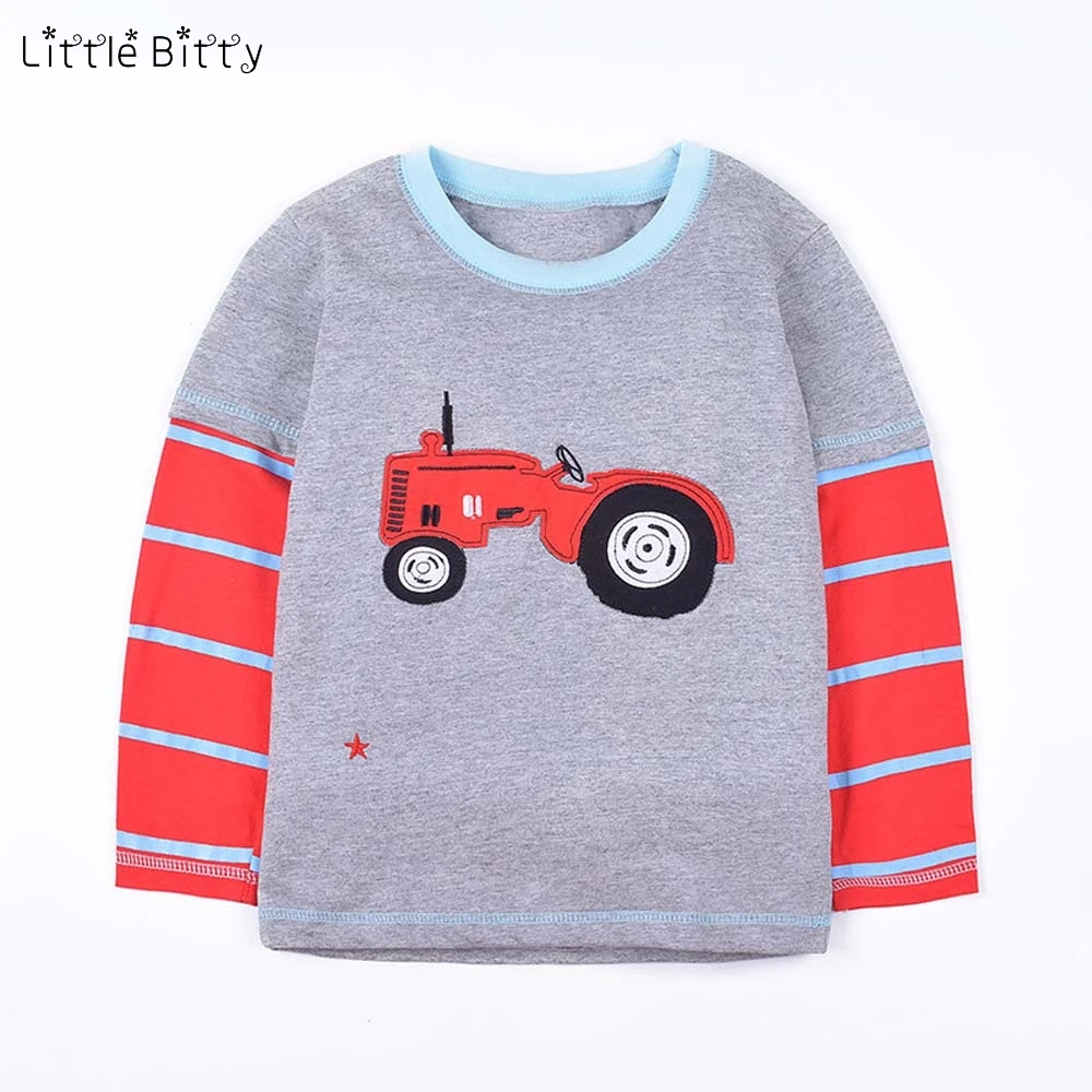 Футболка для мальчиков Little Bitty новинка 2019 качественная хлопковая одежда