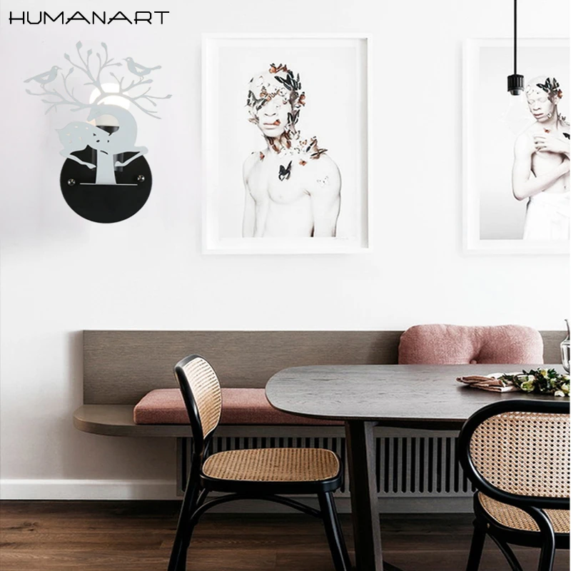 Креативное железное Бра В скандинавском стиле современный светодиодный